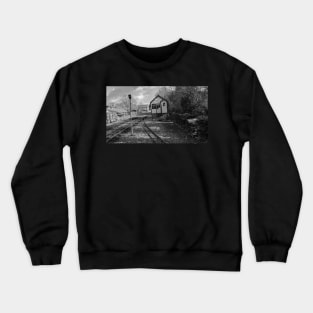 Signal house on the Bure Valley railway Crewneck Sweatshirt